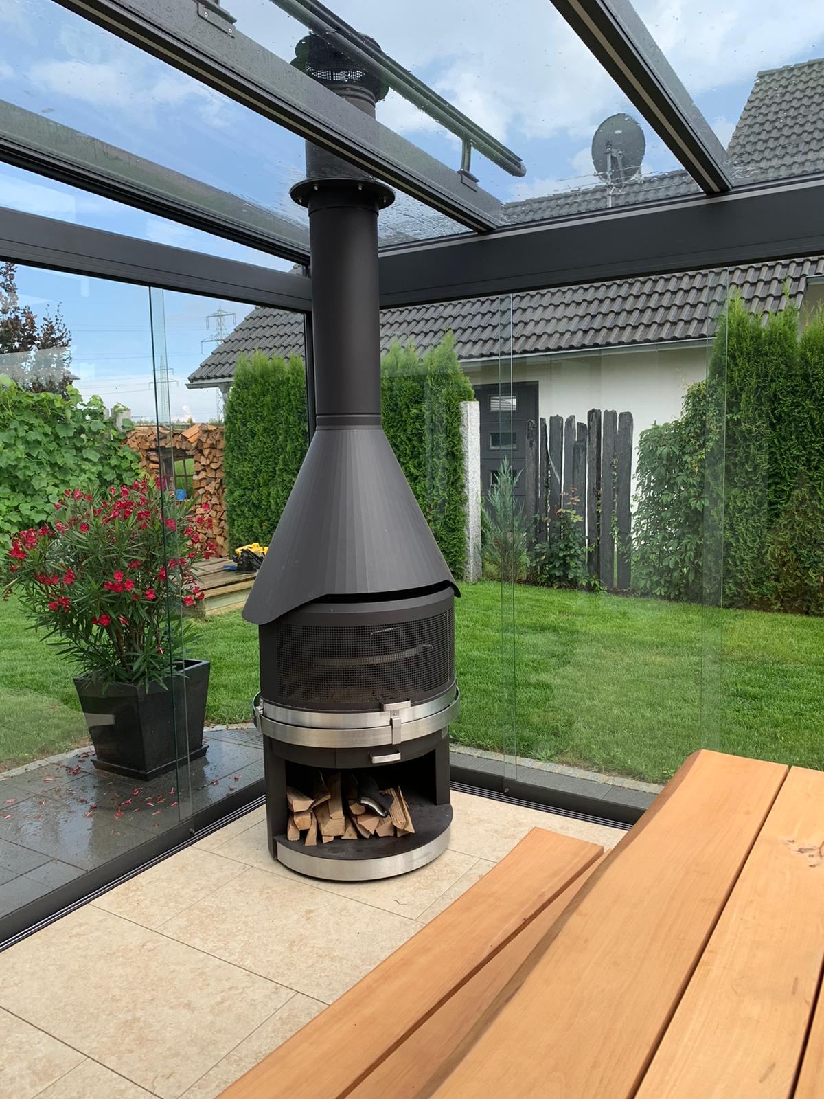 HERMAPRO Dachdurchführung inkl. Regenhutze auf Maß