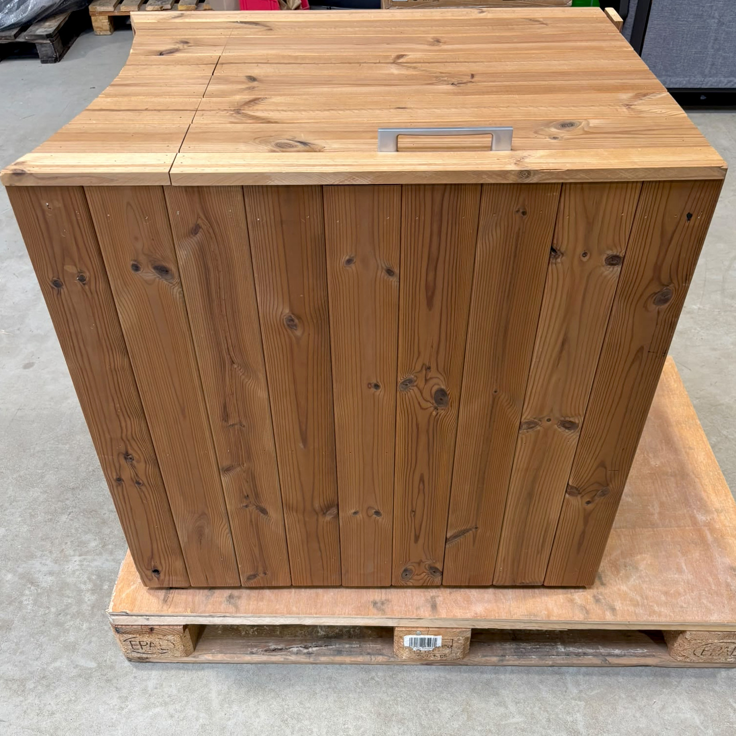 Einzelstück Thermoholz Technikbox für Rexener Bioheater PR 200