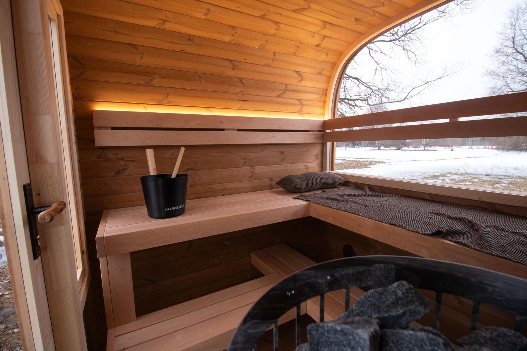 Thermoholz Gartensauna - Dice Blanco