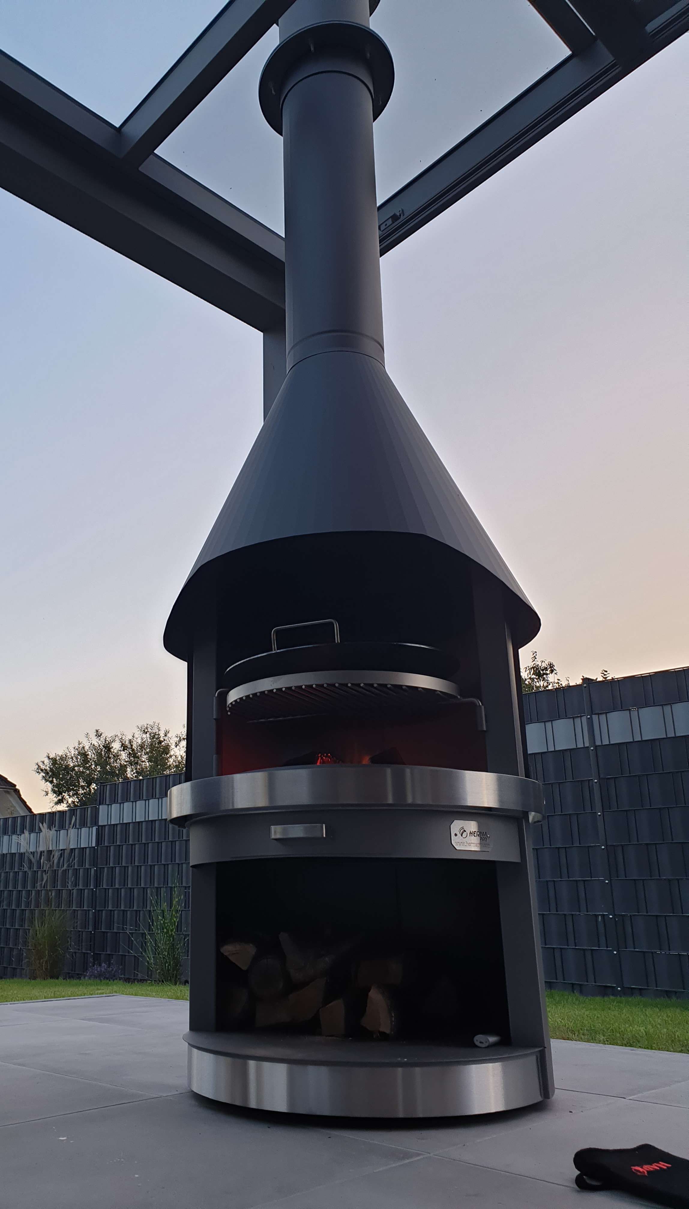 HERMAPRO Dachdurchführung inkl. Regenhutze auf Maß