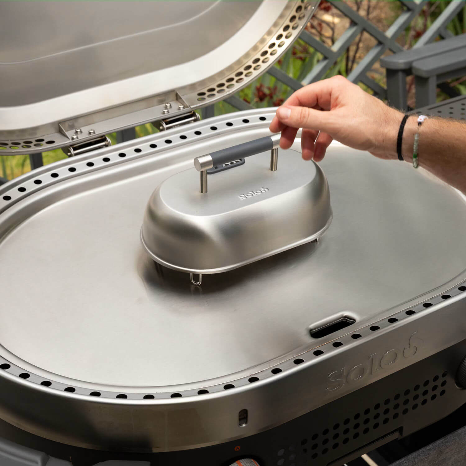 Solo Stove Dampfhauben-Duo für Steelfire Grillplatten