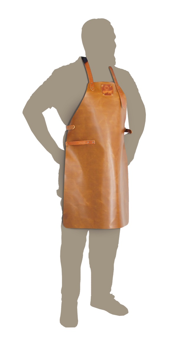 OFYR Lederschürze - Braun