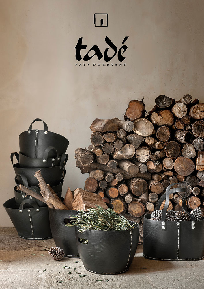 Holz Tragekorb Tadé Ø 35cm - Fair Trade