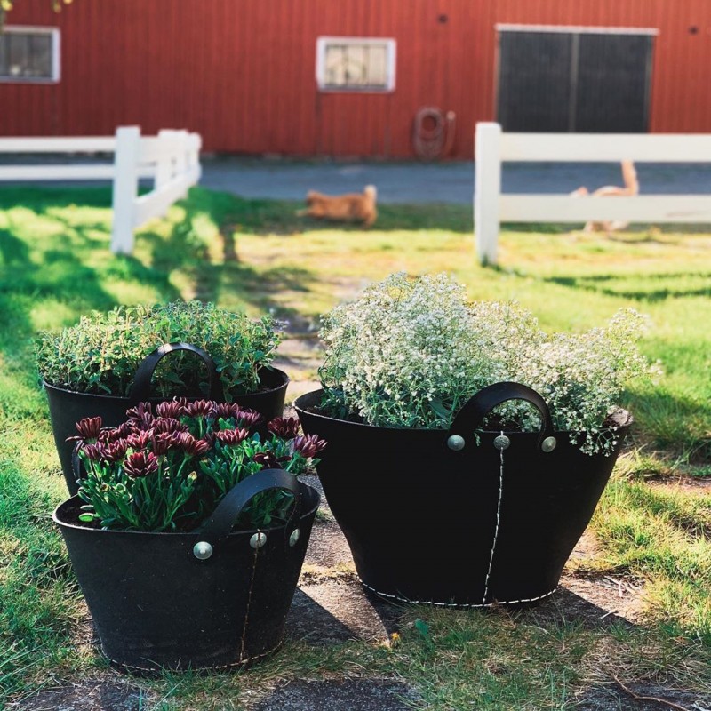 Holz Tragekorb Tadé Ø 35cm - Fair Trade