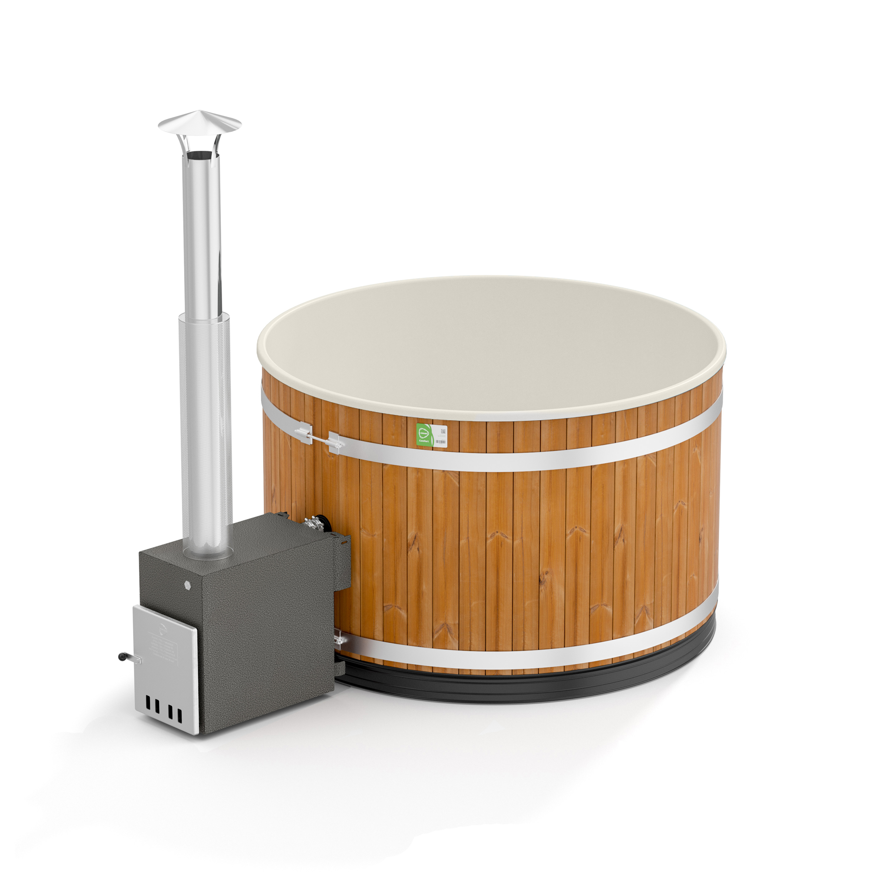 Badebottich Breezy M (Ø 170 cm) Thermoholz