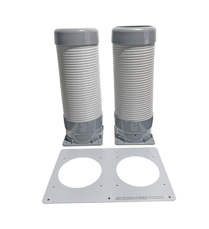 AIRREX Warmluft-/Kaltluftadapter mit Doppelanschluss für HP-19