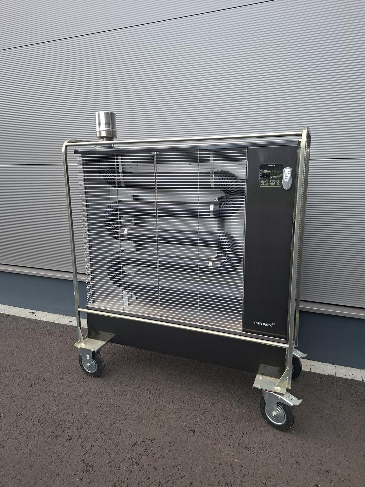 Vorführgerät AIRREX Heizgerät AH-800i - Infrarotstrahler mit Schutzrahmen & Schalldämpfer