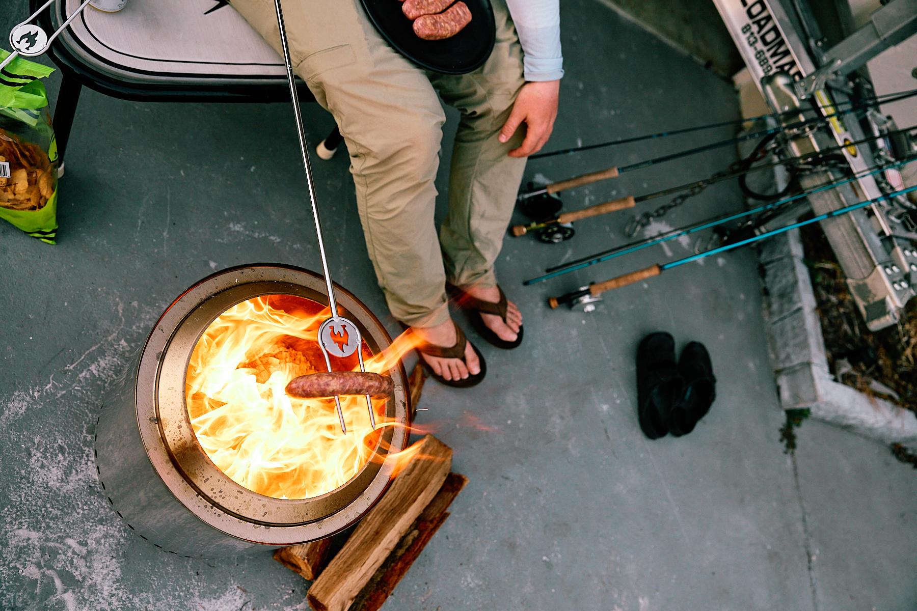 Solo Stove Fire Pit Ranger 2.0 mit Standfuß - Stainless Steel - Feuerschale - Feuerstelle