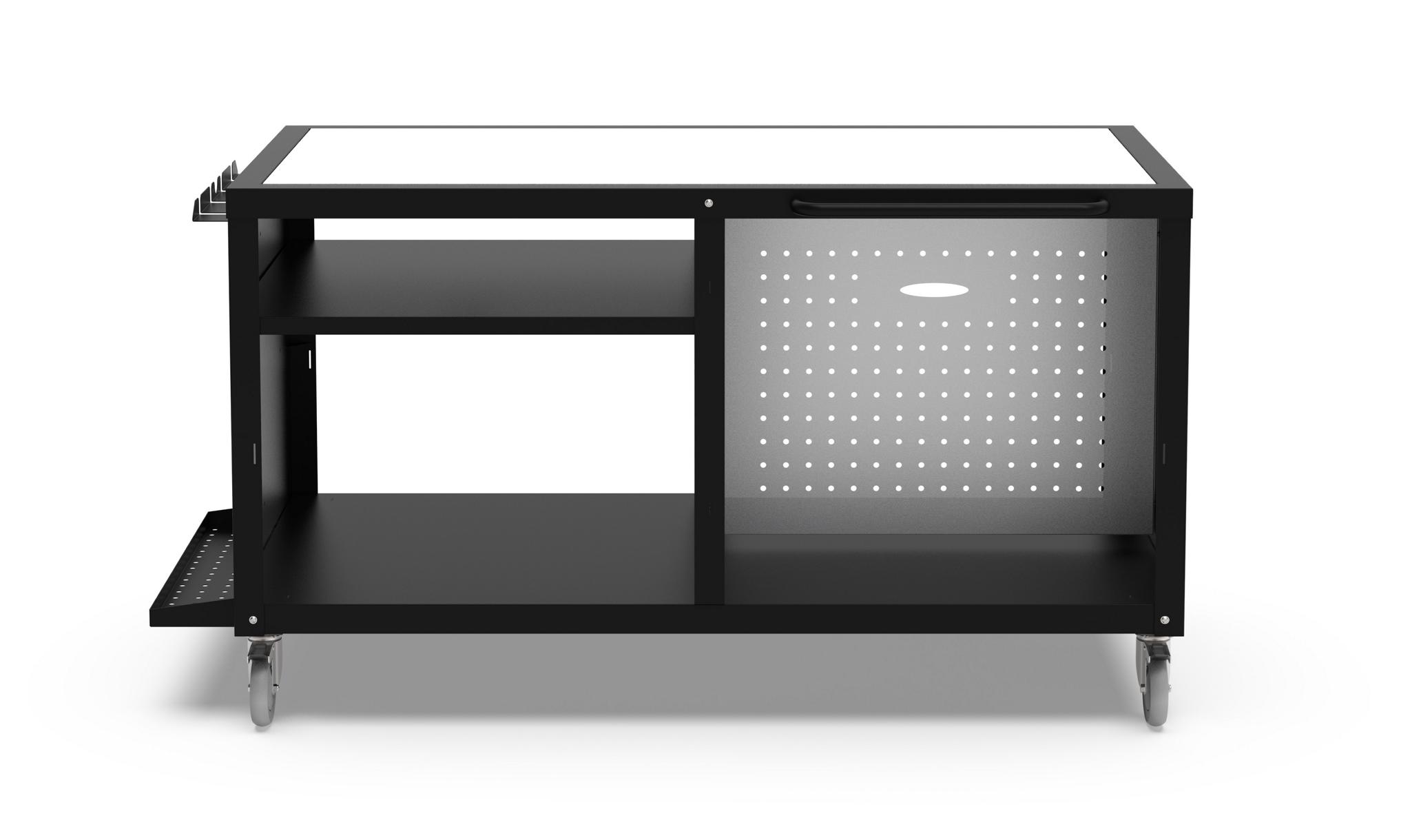 Alfa Cooking Station 160 mit Arbeitsplatte in Corian weiß