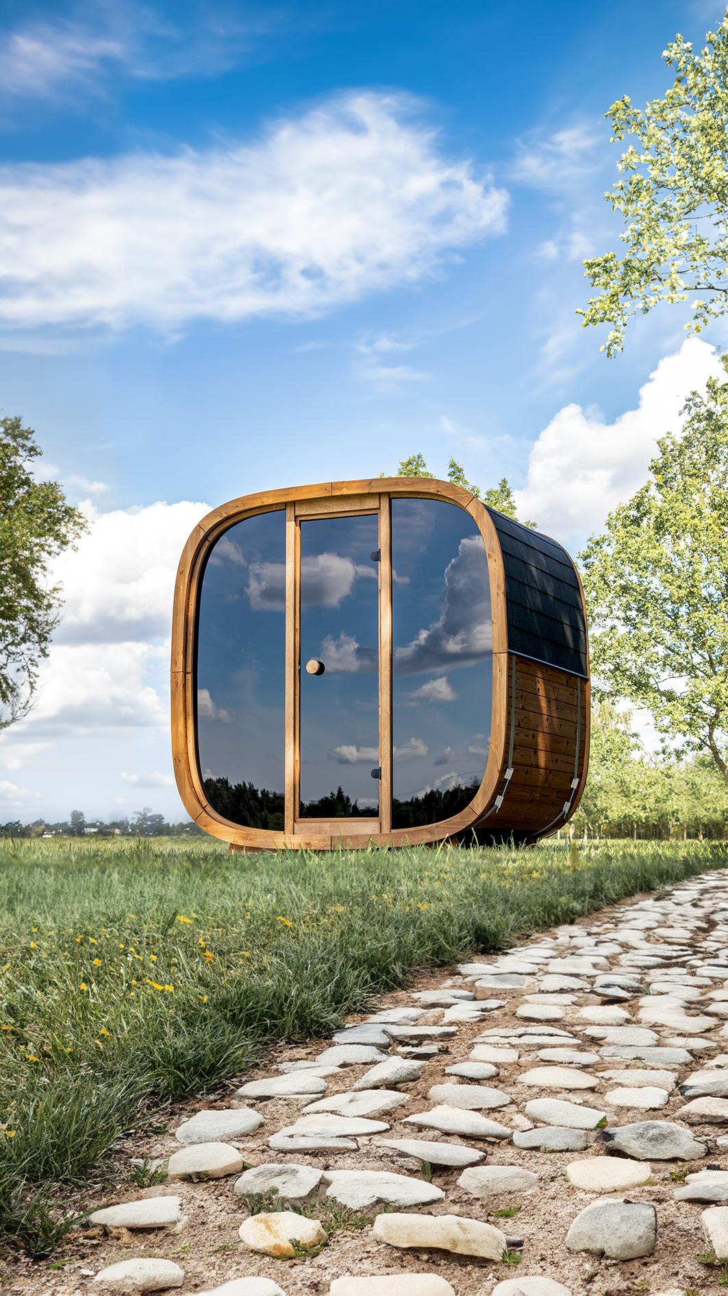 Thermoholz Gartensauna - Dice Blanco