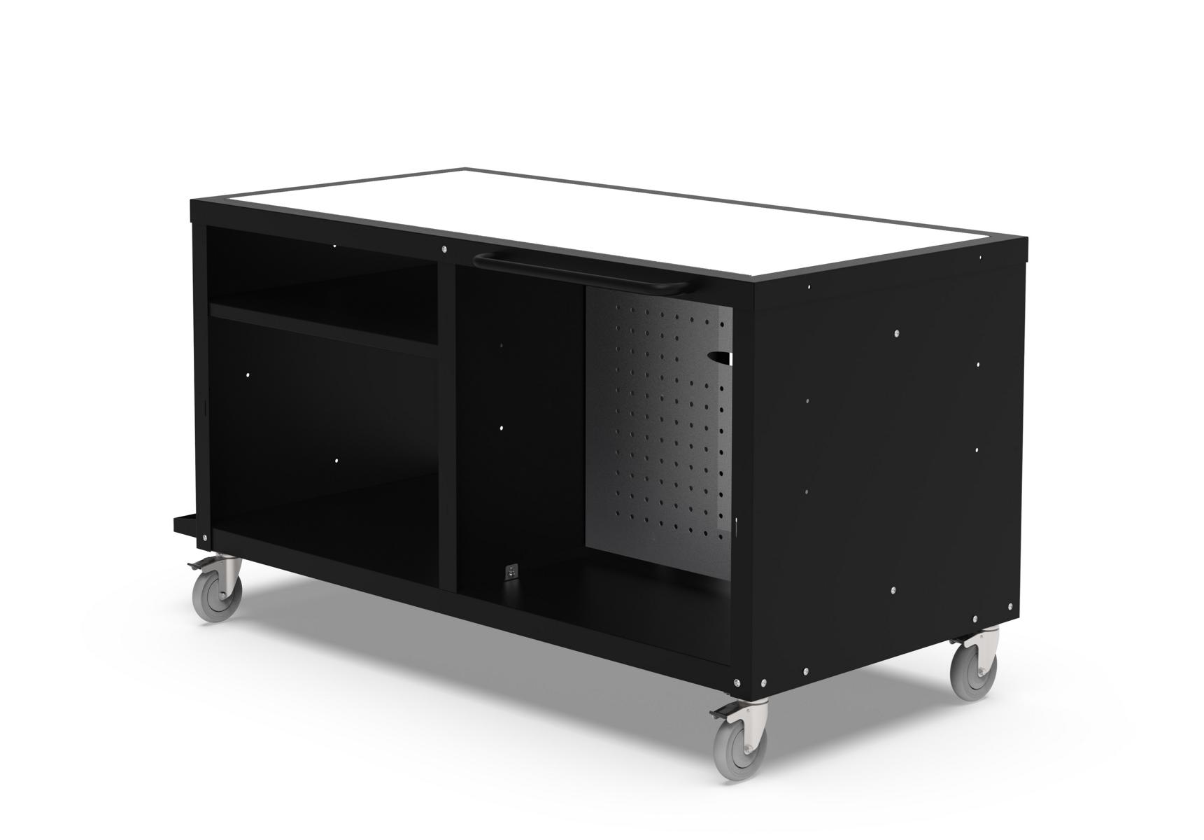 Alfa Cooking Station 160 mit Arbeitsplatte in Corian weiß