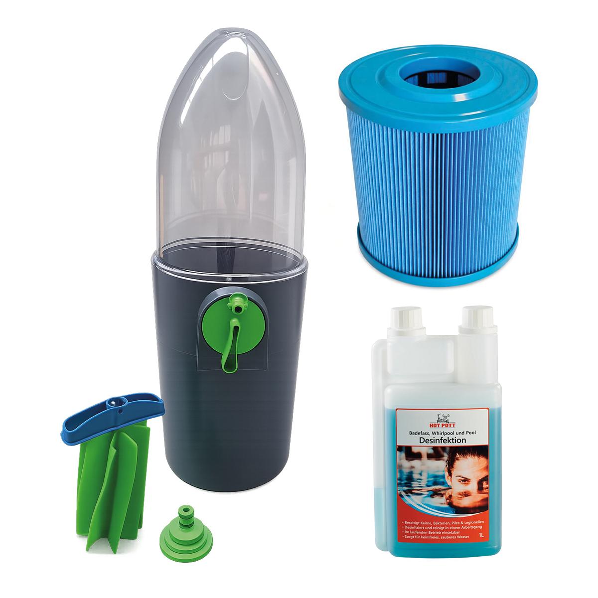 Reinigungs- & Desinfektionspaket für REXENER Bioheater Badefass & Whirlpool