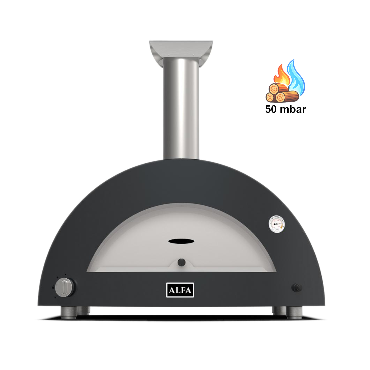 Alfa Hybrid - Pizzaofen MODERNO - 5 Pizze