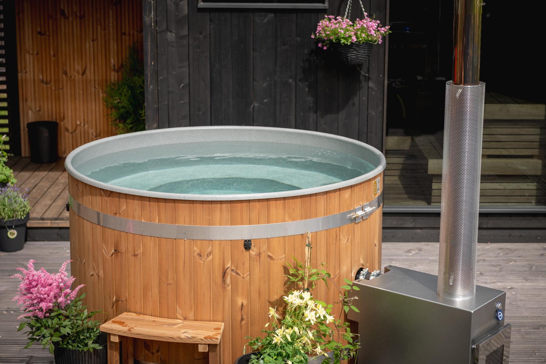 Badebottich Breezy M (Ø 170 cm) Thermoholz