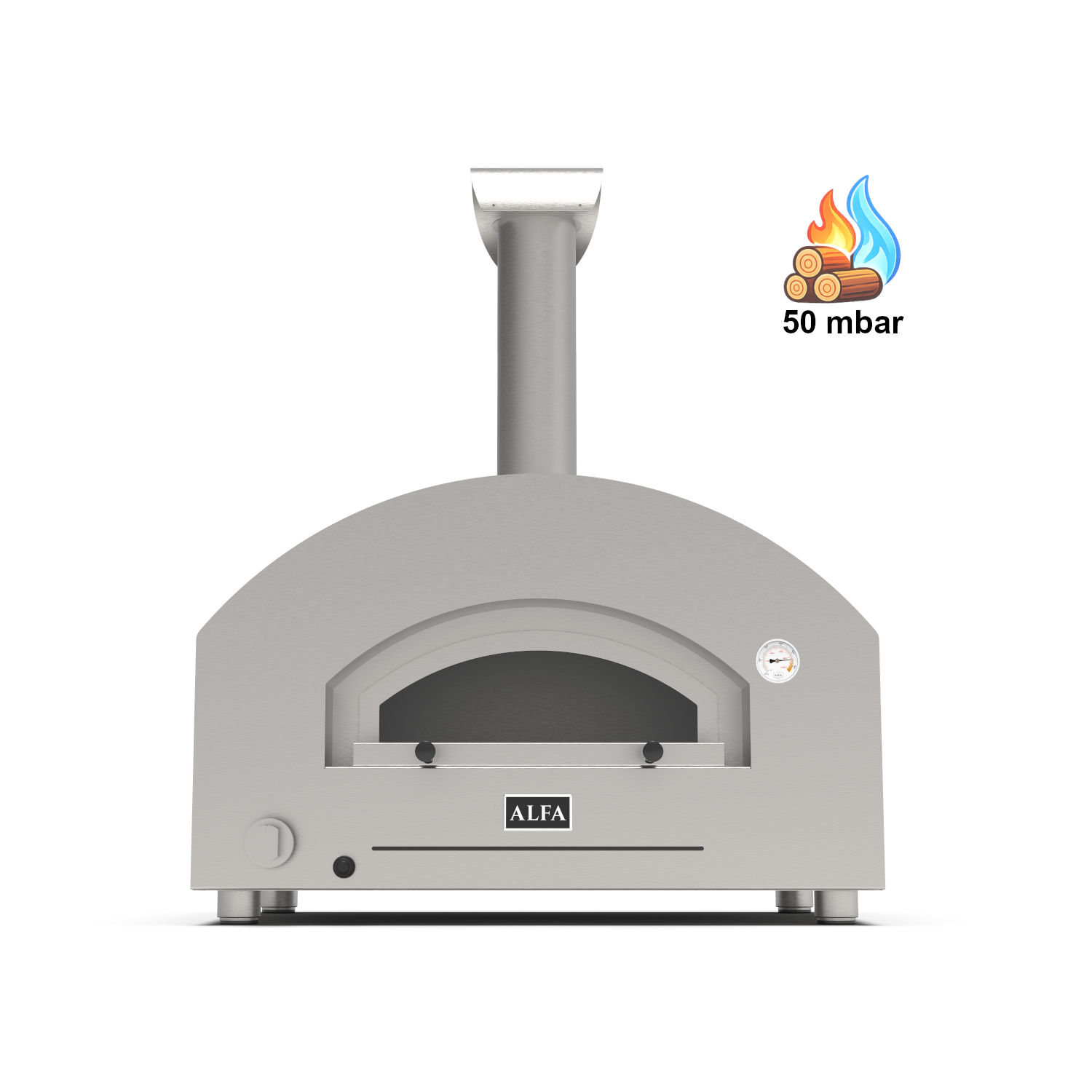 Alfa Hybrid - Pizzaofen FUTURO - 2 Pizze