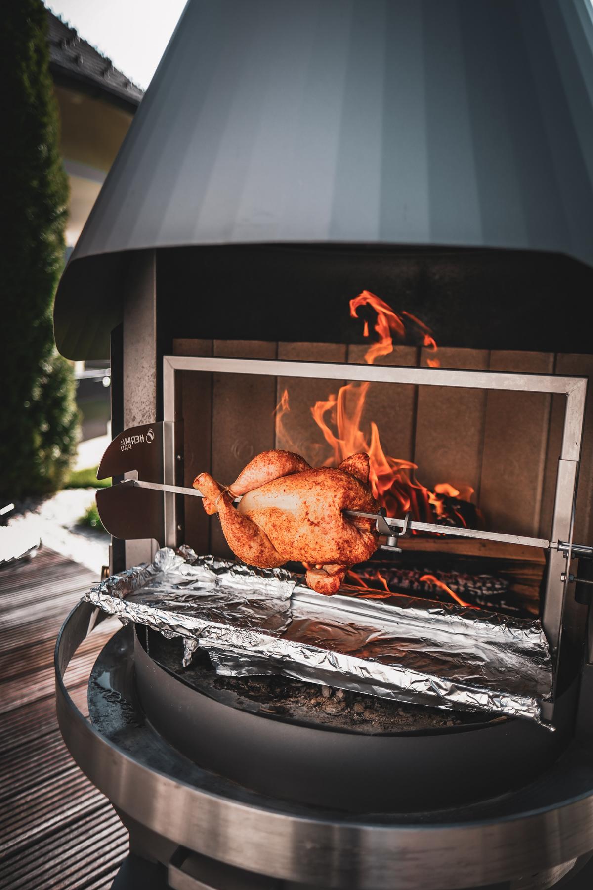 HERMAPRO Gartenkamin & Grill Vario 70