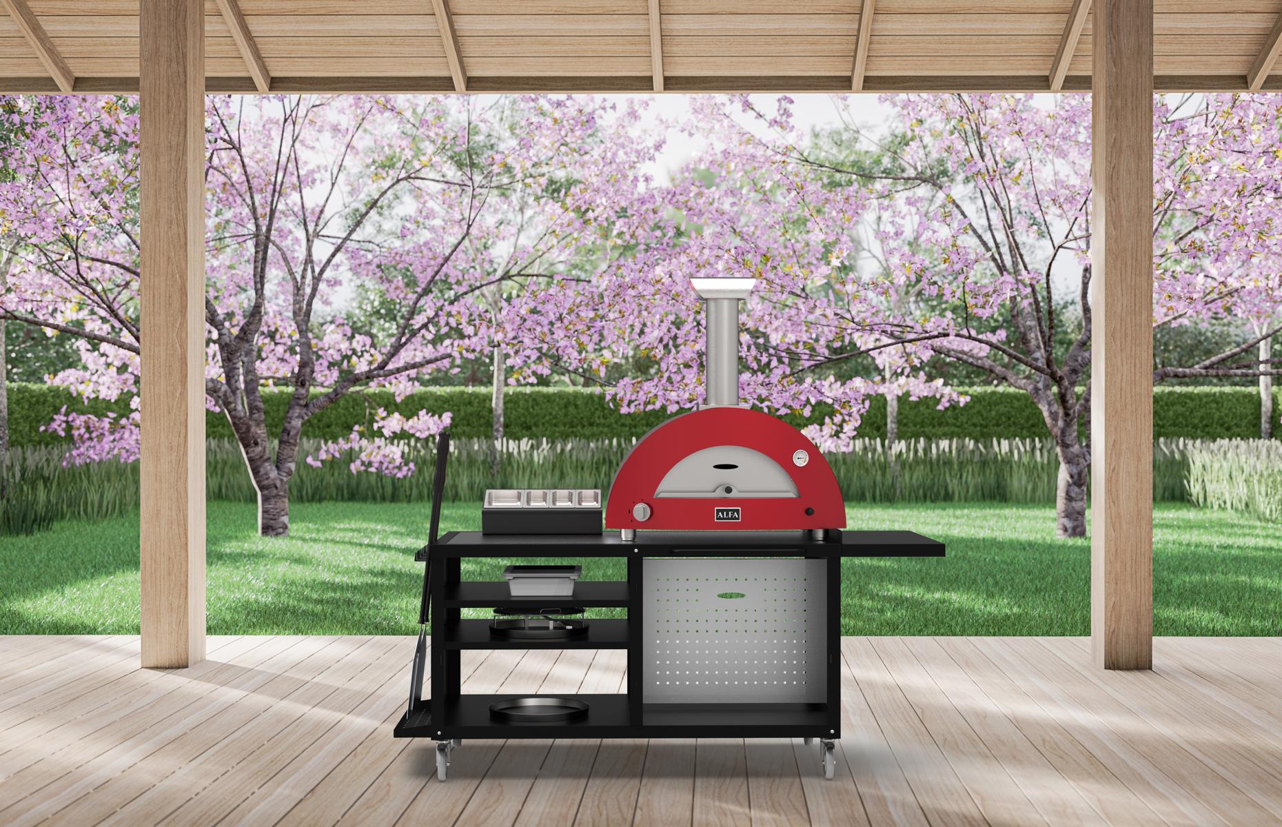 Alfa Cooking Station 160 mit Edelstahlplatte