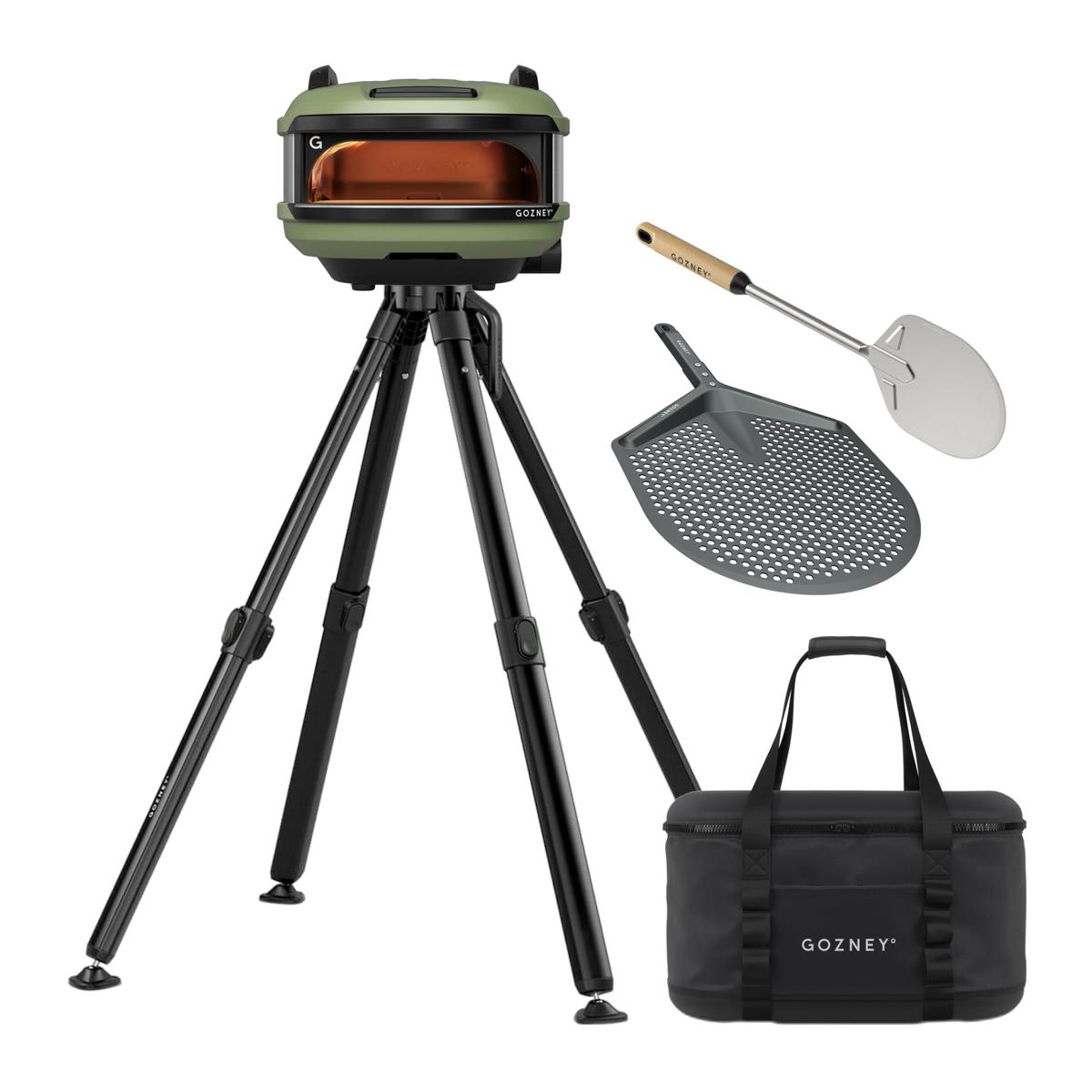 Gozney Tread Venture-Bundle inkl. Gestell, Tasche, Pizzawender & Pizzaschieber